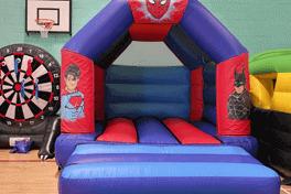 Super Action Hero bouncy castle hire